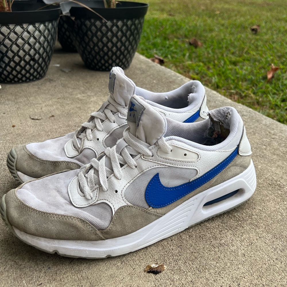 Grey blue white Nike air size 11